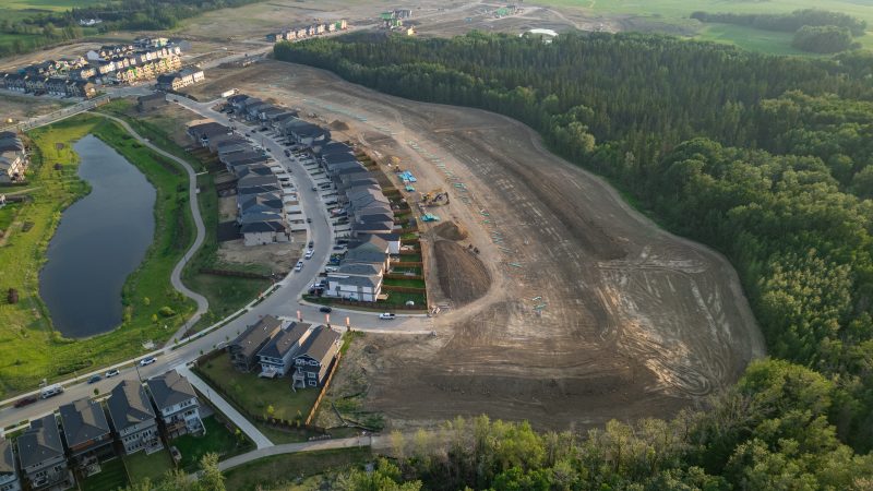 Kinglet by Big Lake aerial 2025