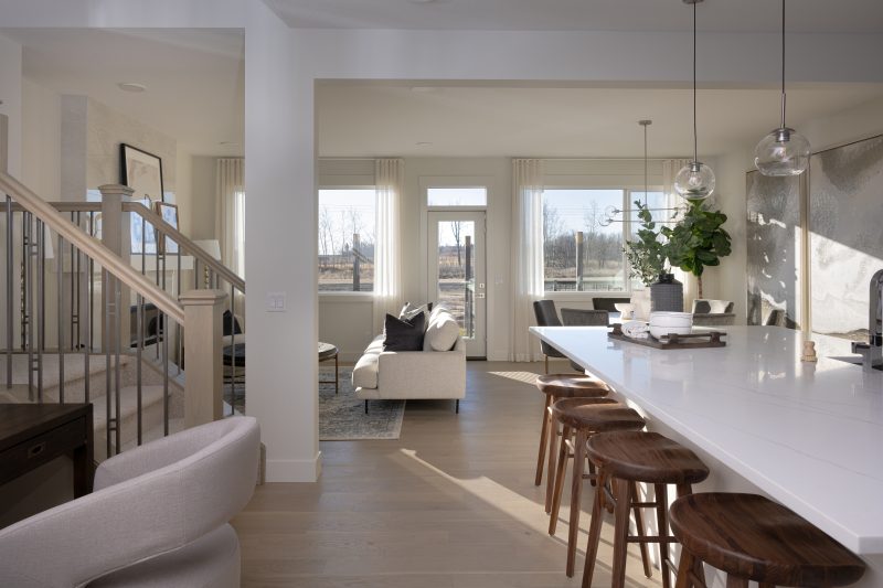 Main floor of Anthem's front drive 120 showhome in Kinglet by Big Lake