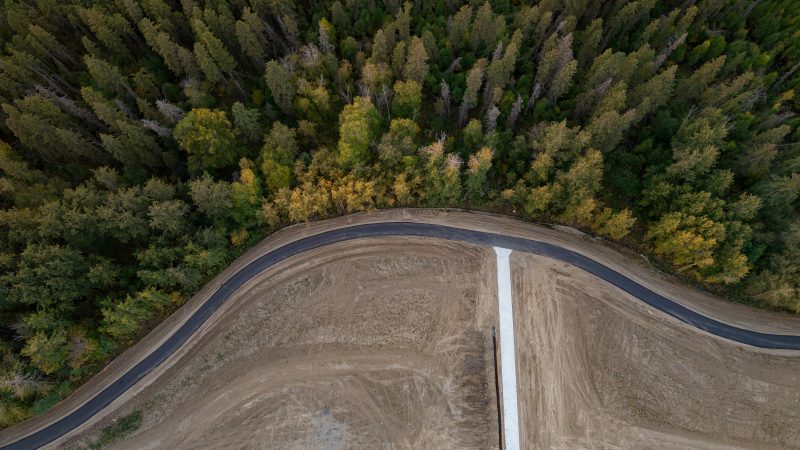 Kinglet by Big Lake aerial 2025