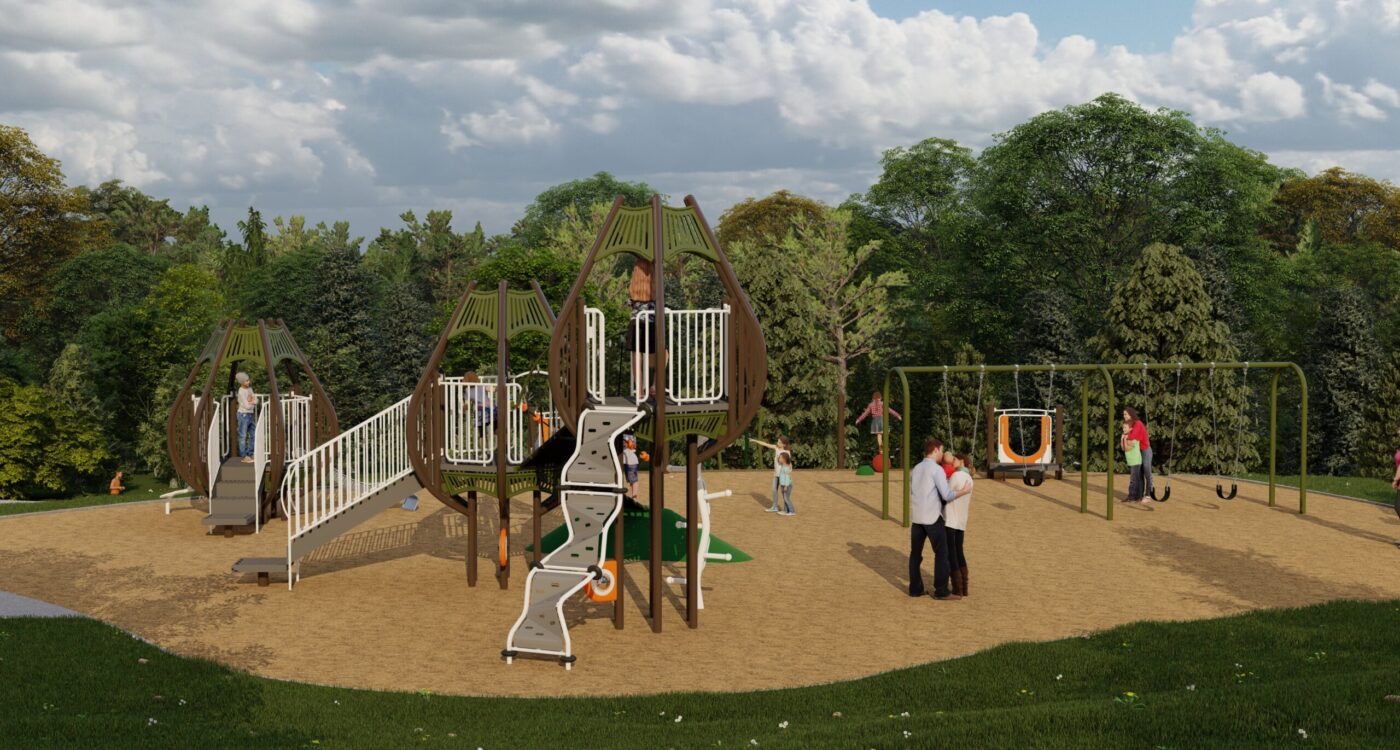 Kinglet Playground Opening Event